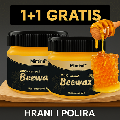 pčelinji vosak za drvo — set 1+1 gratis
