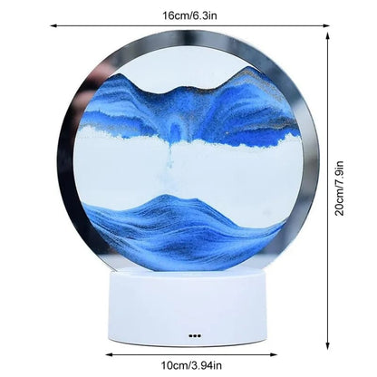 peščana LED lampa — detalj 1