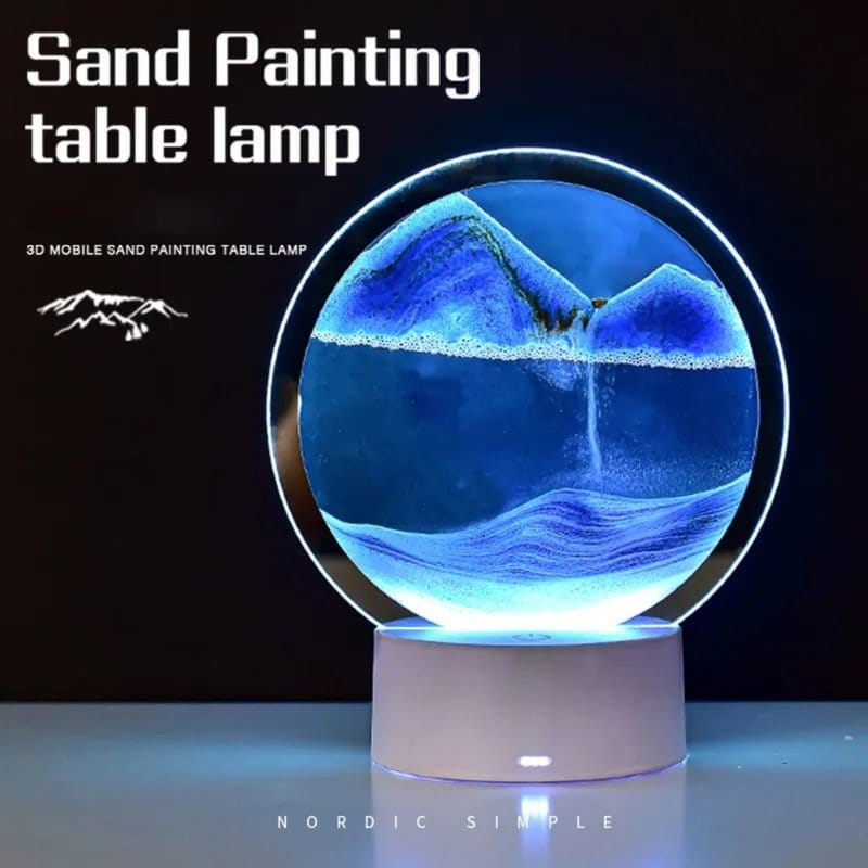 peščana LED lampa — detalj 3