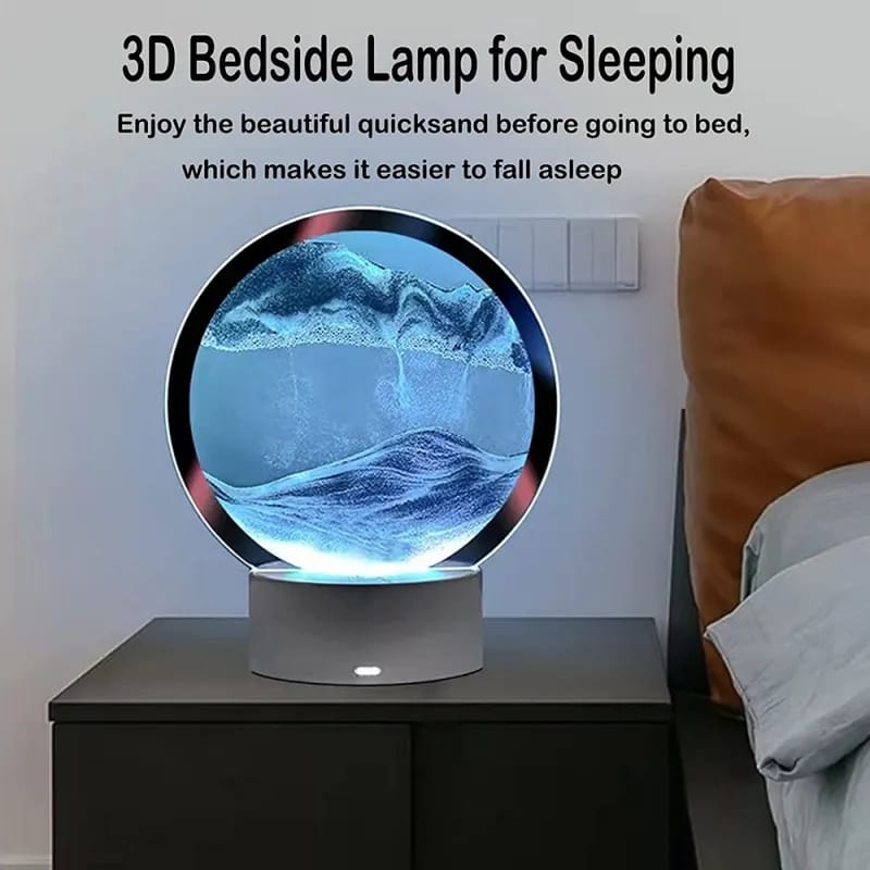 peščana LED lampa — detalj 4