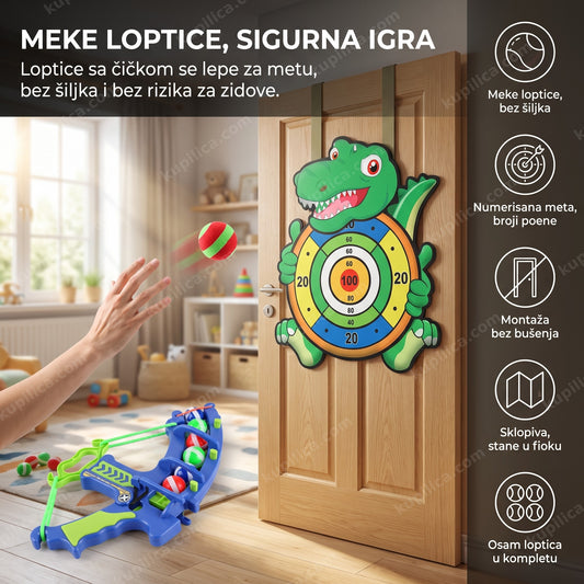 pikado igra za decu sa mekim lopticama okačena na vrata, benefiti proizvoda