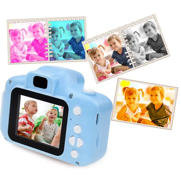 plavi dečiji digitalni fotoaparat — detalj 4