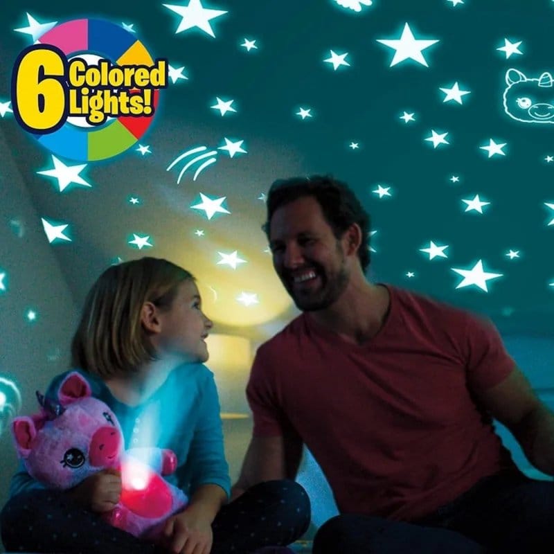 plišani jednorog projektor zvezdano nebo — detalj 1