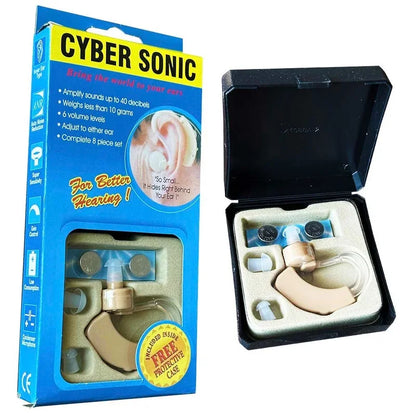 pojačivač zvuka za uši, Cyber Sonic kutija sa aparatom i priborom od 8 delova