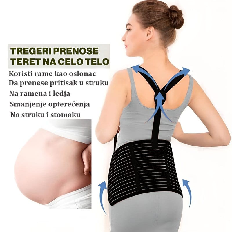 pojas za trudnice sa tregerima — detalj 2