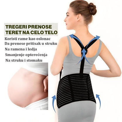 pojas za trudnice sa tregerima — detalj 2