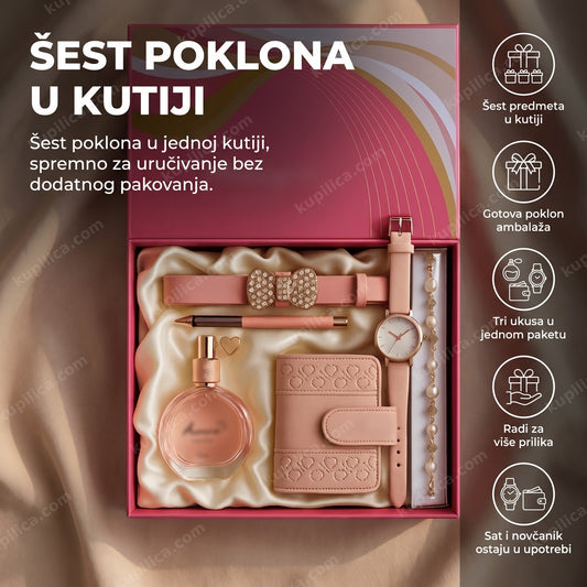 poklon set za dame 6u1 u realnom ambijentu upotrebe, benefiti proizvoda