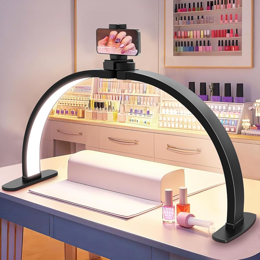 polumesec LED lampa za trepavice — pregled
