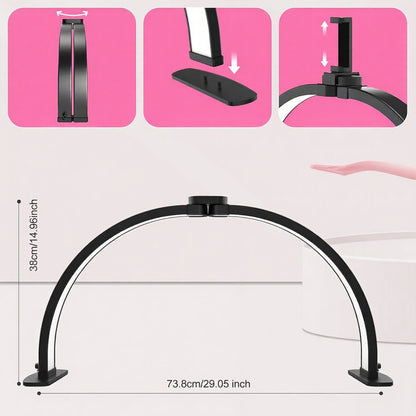 polumesec LED lampa za trepavice — detalj 9