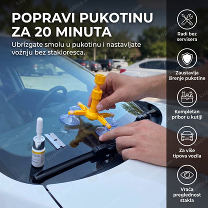 popravka šoferšajbne setom za pukotinu na vetrobranskom staklu, benefiti proizvoda