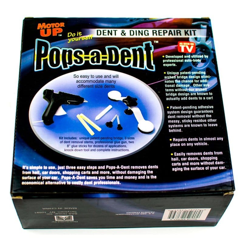 Pops-a-Dent set za ispravljanje udubljenja na automobilu — pregled