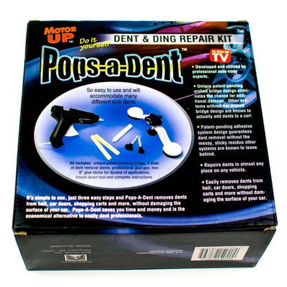 Pops-a-Dent set za ispravljanje udubljenja na automobilu — pregled