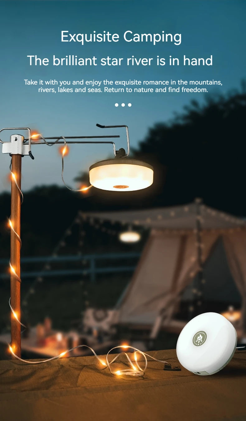 prenosiva kamp led lampa 2000mah — detalj 1