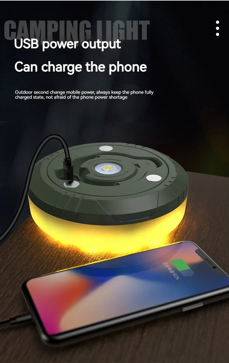 prenosiva kamp led lampa 2000mah — detalj 7