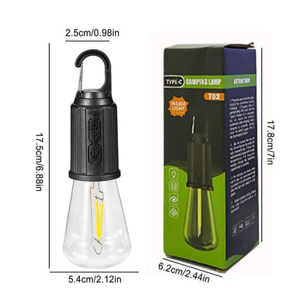 LED lampa pri svetlu noću