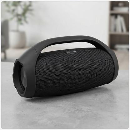 prenosivi bluetooth zvučnik — BOOMBOX B1202 sa ručkom, prednja strana sa dugmadima