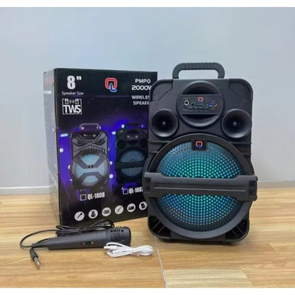 bluetooth zvučnik sa mikrofonom QL-1807 — pregled