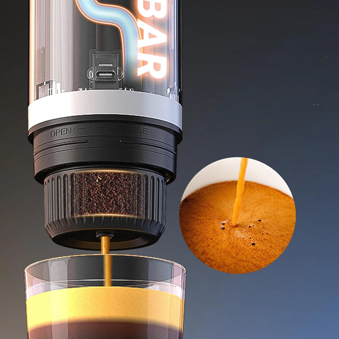 espresso aparat — pametan ekran sa podešavanjima