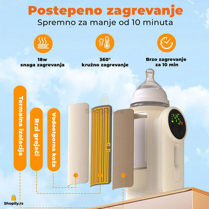 prenosivi grejač za flašice — detalj 2