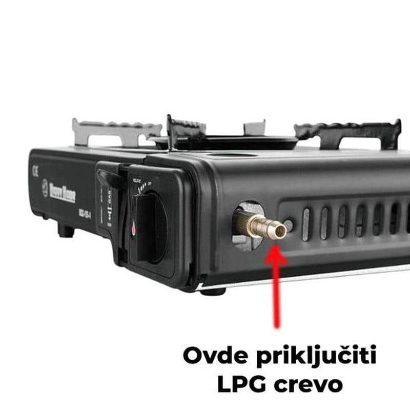 prenosivi mini šporet na plin sa piezo paljenjem — detalj 4