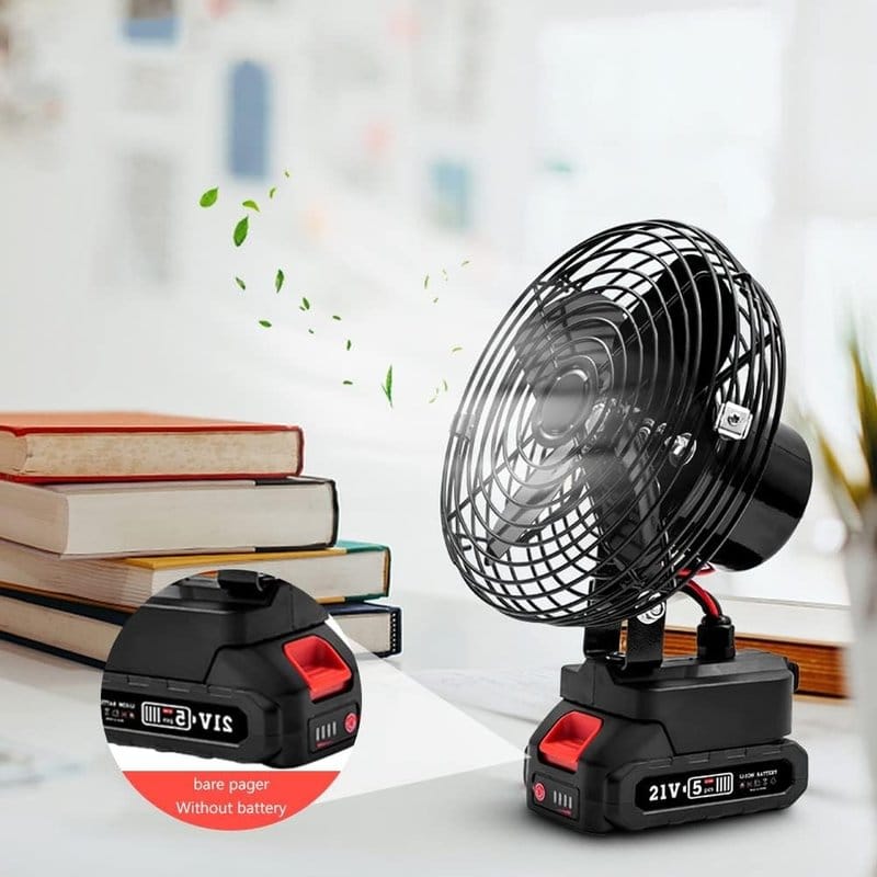 prenosivi ventilator na baterije — detalj 2