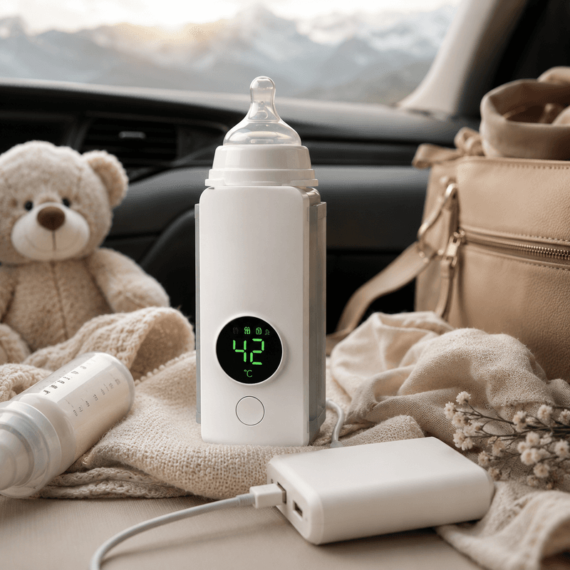 prenosni USB grejač za flašice — detalj 1