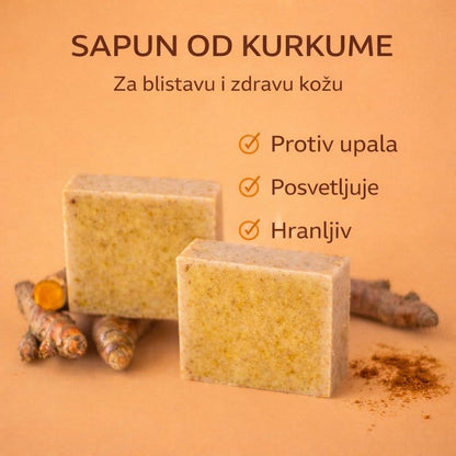 sapun od kurkume — detalj 1