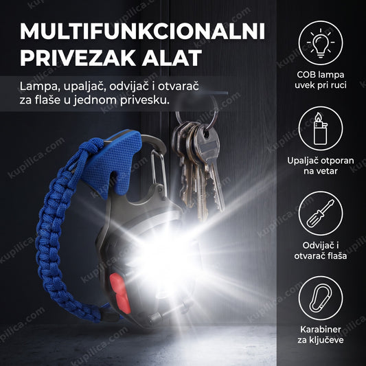 privezak alat sa cob lampom svetli u mraku okačen na ključeve, benefiti proizvoda