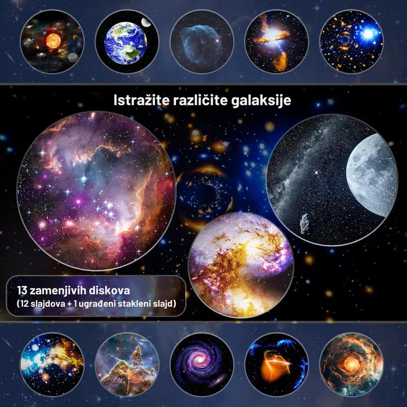 projektor galaksija za dom — detalj 1