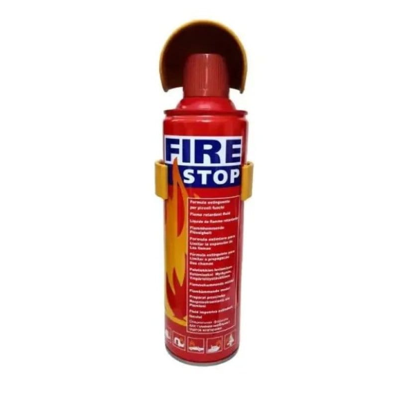 sprej fire stop montiran držačem na stubu vrata automobila