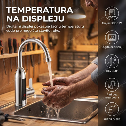 Protočna slavina RX-012 3kW sa digitalnim displejom temperature