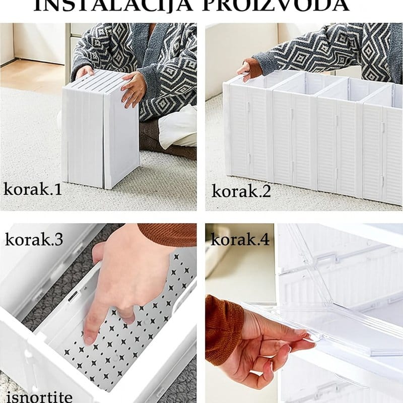 providne kutije za cipele set od 6 — detalj 3