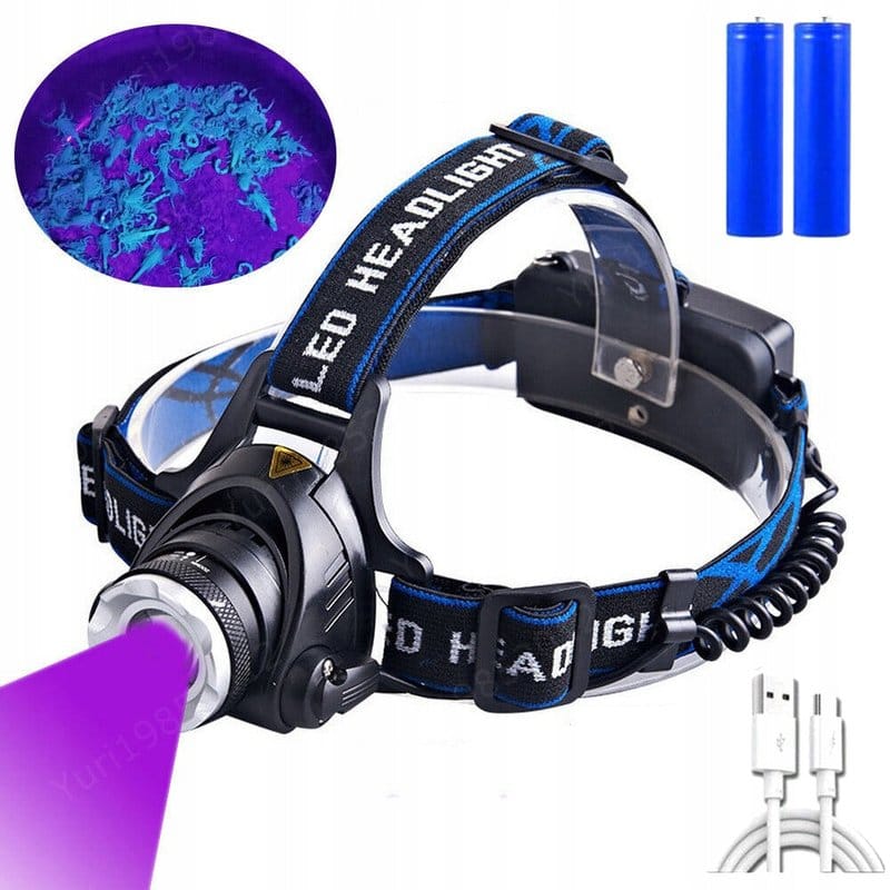 naglavna lampa sa UV svetlom — pregled