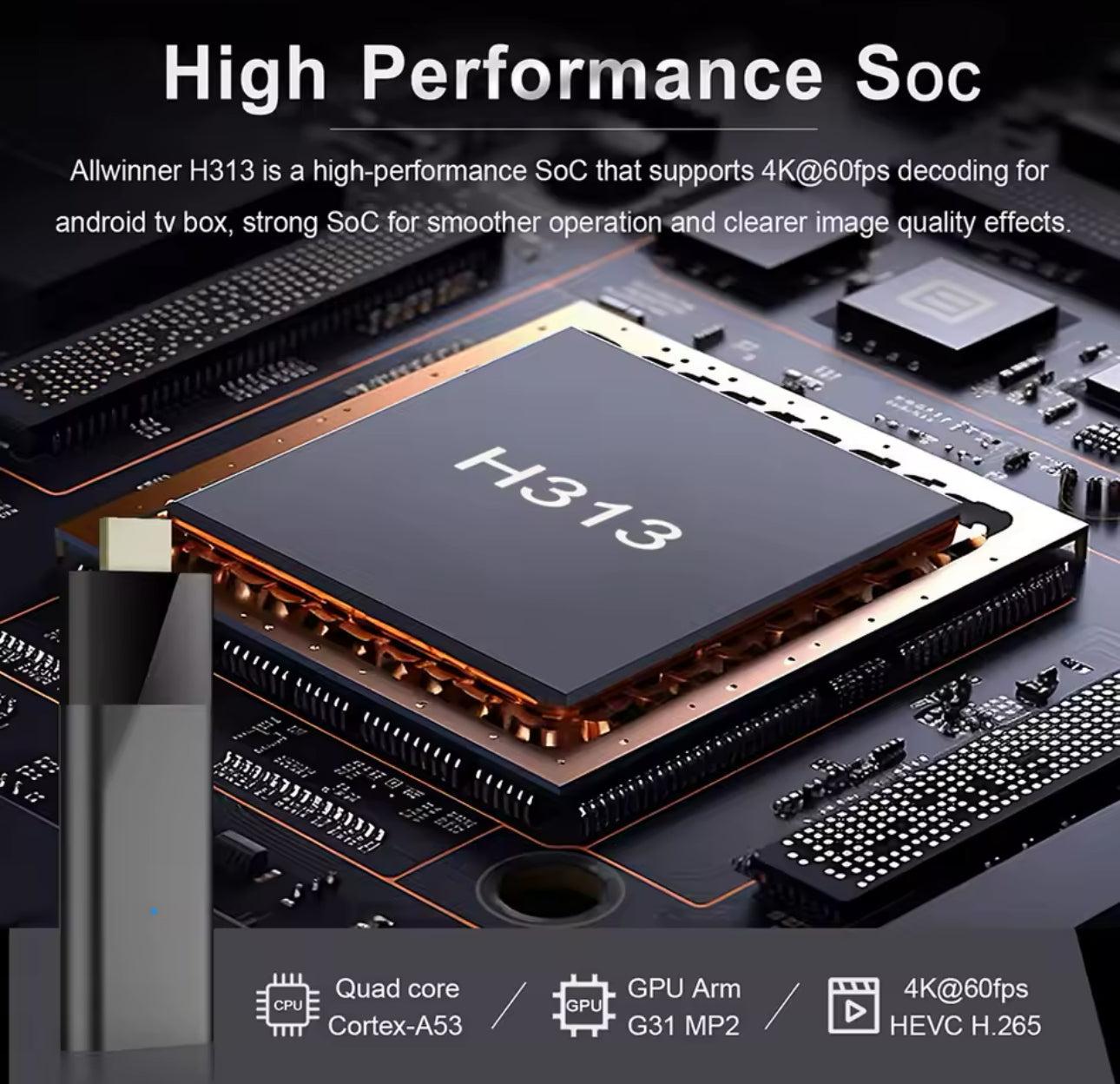 daljinski upravljač Q6 TV Stick-a