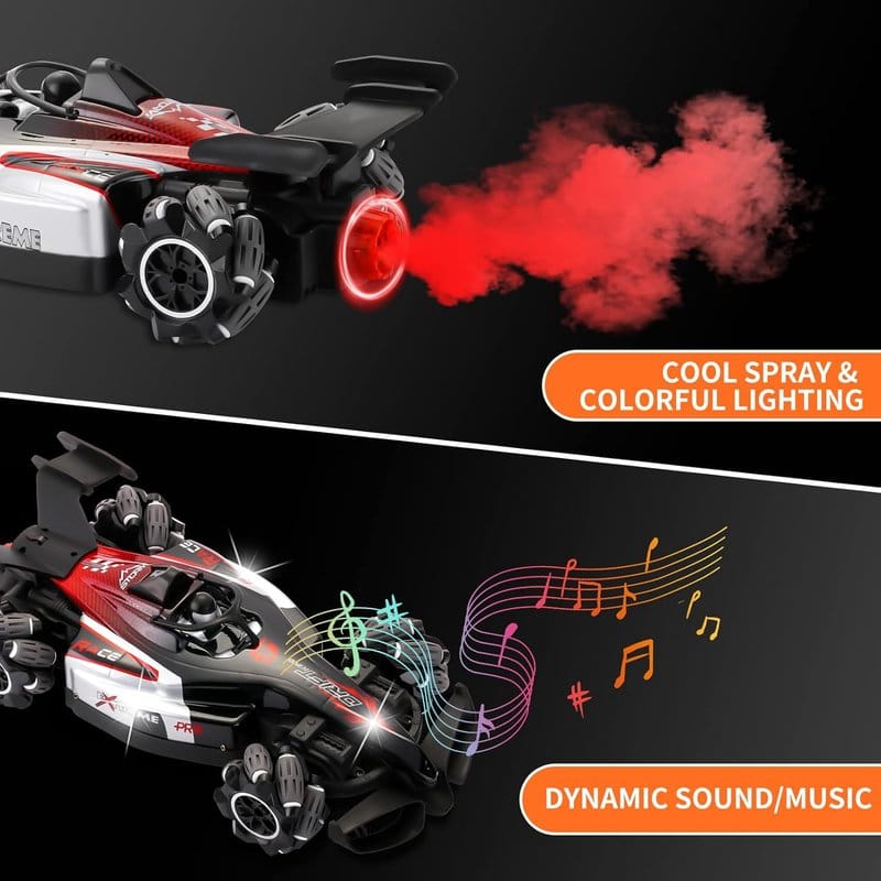 RC auto na pokret ruke sa dimom — detalj 1
