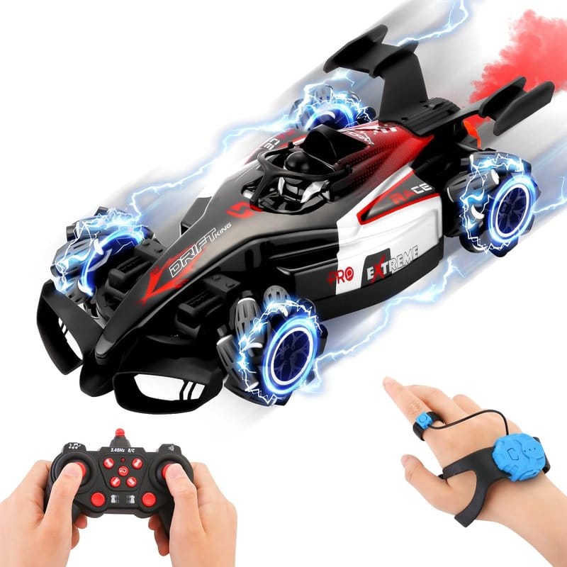 RC auto na pokret ruke sa dimom — detalj 3