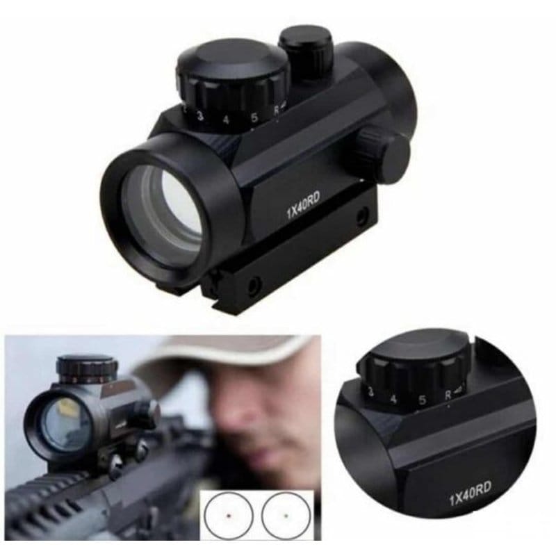 red dot nišan crvena i zelena tačka — detalj 2