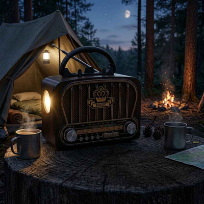 retro radio Bluetooth YG-7092 — detalj 2