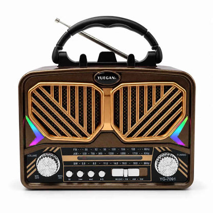 retro solarni radio YG-7091 — detalj 1