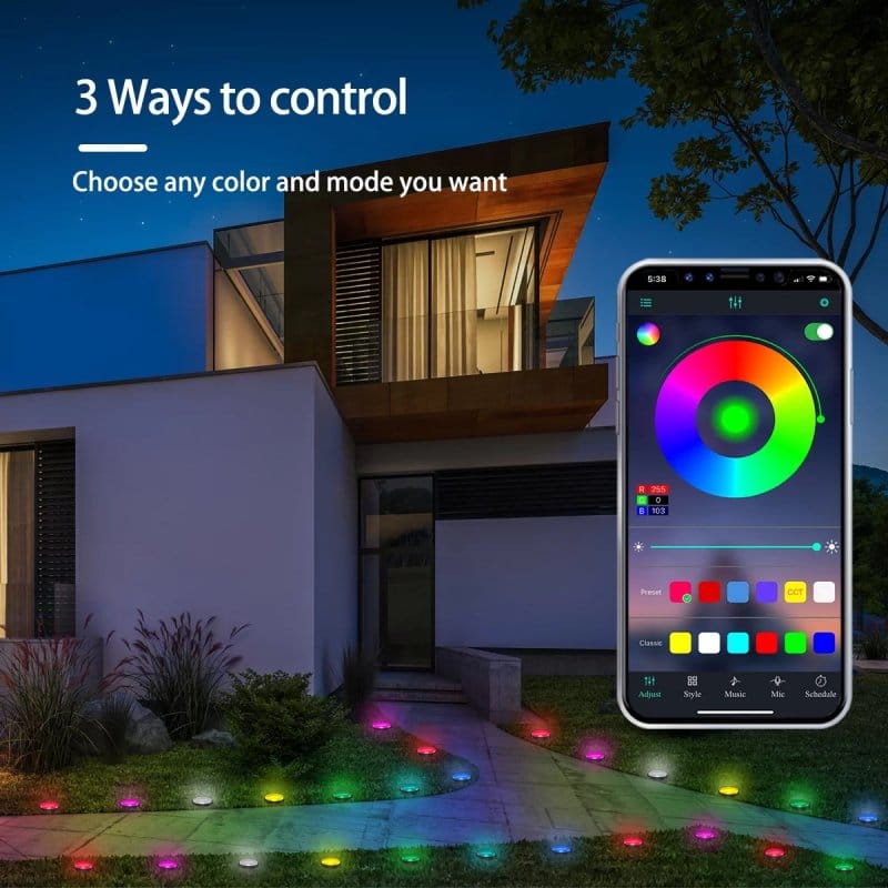 Kutija sa spakovanim RGB modulima i kablom od 10 metara