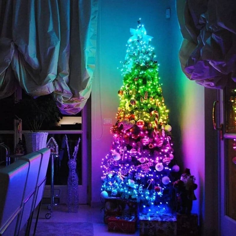 rgb lampice za jelku 10m — detalj 6