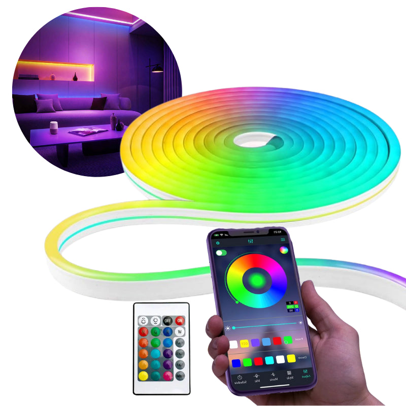 rgb led neon traka 5m — pregled