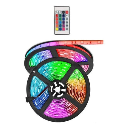RGB LED traka 5m sa daljinskim — pregled