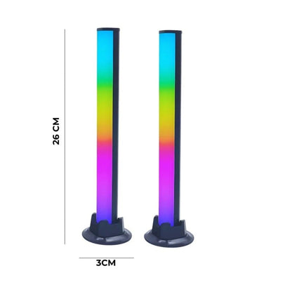 rgb svetlosni bar detalj postolja i USB priključka