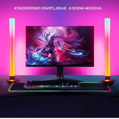 rgb bar prikaz dugmeta za ručno upravljanje na uređaju