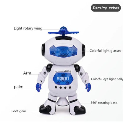robot igračka sa svetlom i muzikom — detalj 1