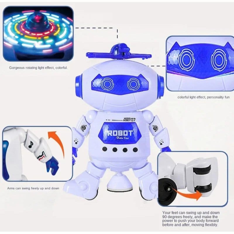robot igračka sa svetlom i muzikom — detalj 2