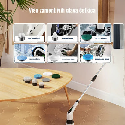 rotirajuća četka za čišćenje 9 u 1 — detalj 1