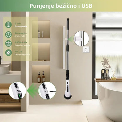 rotirajuća četka za čišćenje 9 u 1 — detalj 4