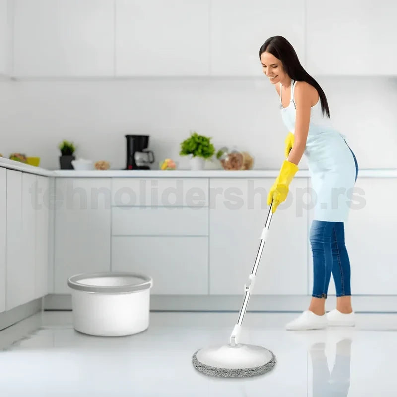 rotirajući mop sa kofom — pregled